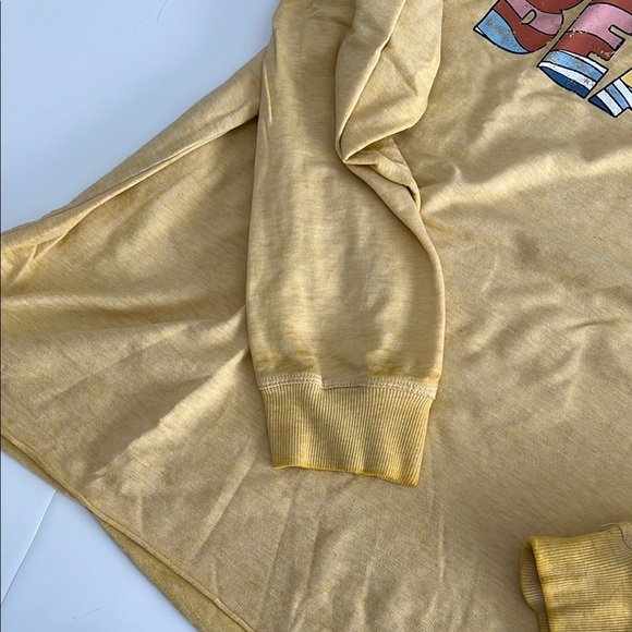 Yellow Beachin' Graphic Sweatshirt Size 1X - Picture 5 of 9